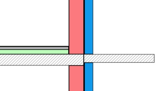 isolamento termico - ponte termico balcone prima dell'intervento