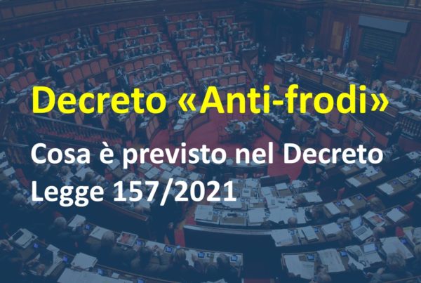 Decreto «Anti-frodi»